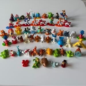 Colorful Kinder Surprise Toys Lot -58 Animals Figurine Set